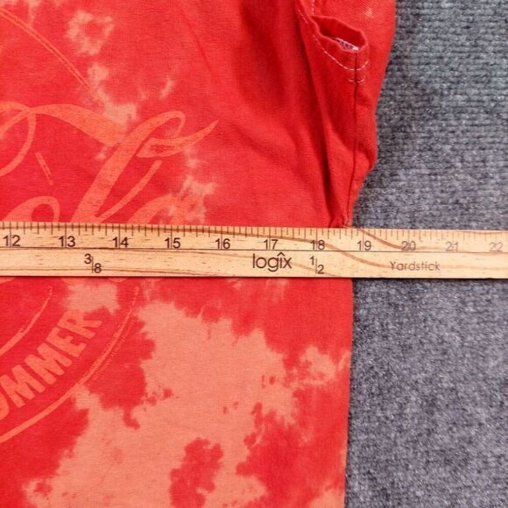 Coca Cola T-shirt Size Small Tie Red Dye Junk‎ Food Tag NWT - Picture 6 of 9
